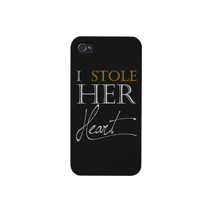 Stole Her Heart-LEFT Phone Case Couples Engagement Gifts For Him