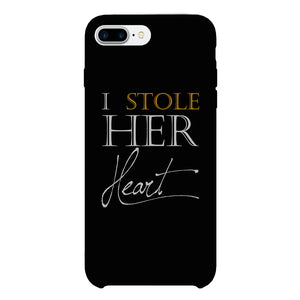 Stole Her Heart-LEFT Phone Case Couples Engagement Gifts For Him