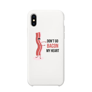 Bacon My Heart-LEFT Phone Case Funny Couple Matching Phone Covers