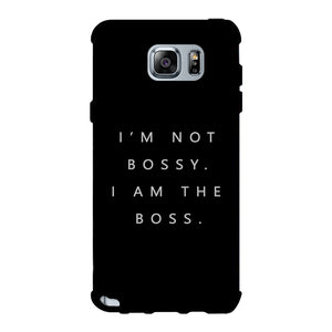 I'm The Boss Phone Case Slim Funny Saying Phone Cover Gift For Her