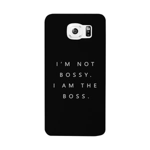 I'm The Boss Phone Case Slim Funny Saying Phone Cover Gift For Her