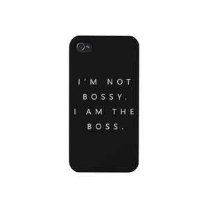 I'm The Boss Phone Case Slim Funny Saying Phone Cover Gift For Her