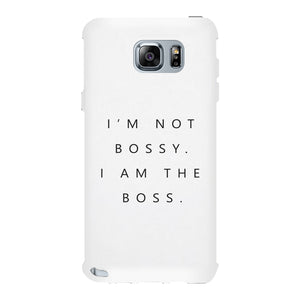 I'm The Boss Phone Case Slim Funny Saying Phone Cover Gift For Her