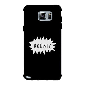 Double Trouble - Black Phone Case