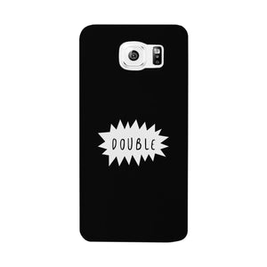 Double Trouble - Black Phone Case