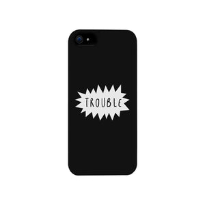 Double Trouble - Black Phone Case