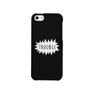 Double Trouble - Black Phone Case