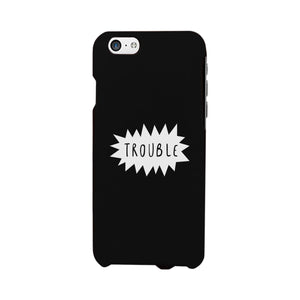 Double Trouble - Black Phone Case