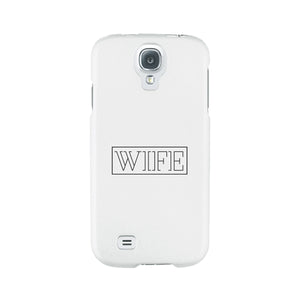 Wife-Right White Phone Case