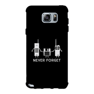 Never Forget Black Phone Case