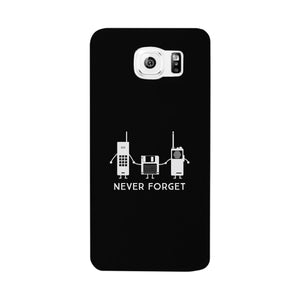 Never Forget Black Phone Case