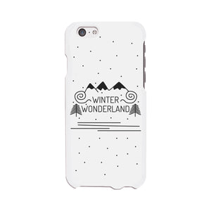 Winter Wonderland White Phone Case