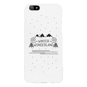 Winter Wonderland White Phone Case