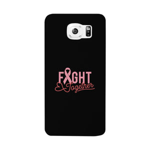 Fight Together Breast Cancer Awareness Black Phone Case