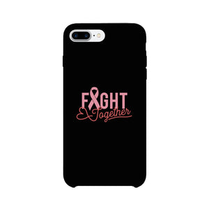 Fight Together Breast Cancer Awareness Black Phone Case