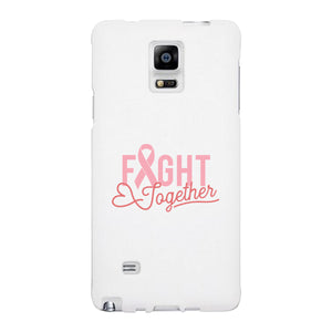 Fight Together Breast Cancer Awareness White Phone Case