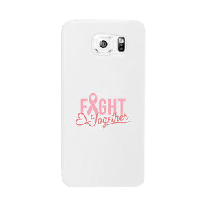 Fight Together Breast Cancer Awareness White Phone Case