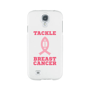 Tackle Breast Cancer Football White Phone Case