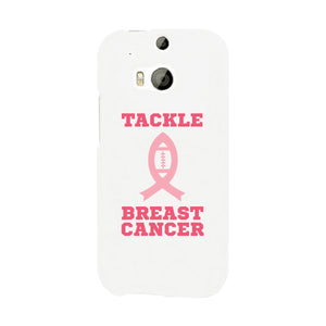 Tackle Breast Cancer Football White Phone Case