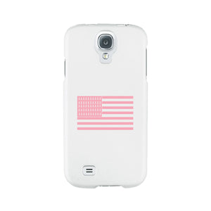 Breast Cancer Awareness Pink Flag White Phone Case