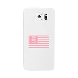 Breast Cancer Awareness Pink Flag White Phone Case