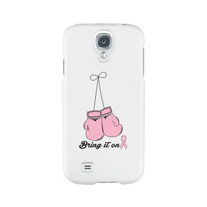 Bring It On Breast Cancer Awareness Boxing White Phone Case