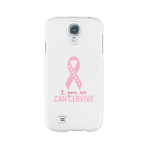 I You We Can-Cervive Breast Cancer White Phone Case