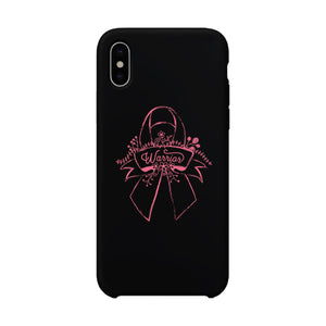 Warrior Breast Cancer Awareness Black Phone Case