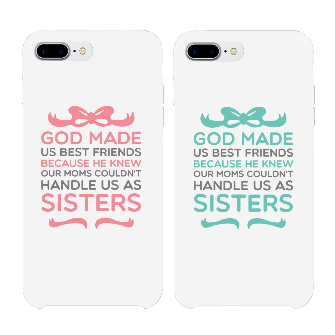 God Made Us Best Friend Matching White BFF Phone Cases - 365 IN LOVE - Matching Gifts Ideas God Made Us Best Friend Matching White BFF Phone Cases - 365 IN LOVE - Matching Gifts Ideas