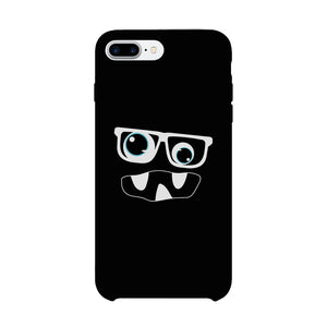 Monster With Glasses Phone Case Funny Halloween Theme Gift