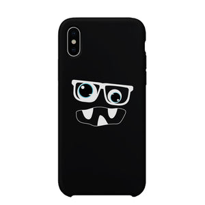 Monster With Glasses Phone Case Funny Halloween Theme Gift