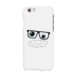 Monster With Glasses Phone Case Funny Halloween Theme Gift