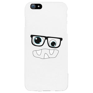 Monster With Glasses Phone Case Funny Halloween Theme Gift