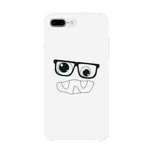 Monster With Glasses Phone Case Funny Halloween Theme Gift