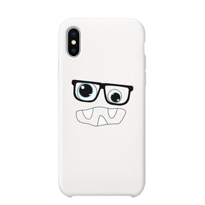 Monster With Glasses Phone Case Funny Halloween Theme Gift