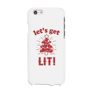 Get Lit Christmas Tree Phone Case