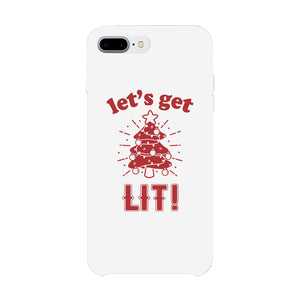 Get Lit Christmas Tree Phone Case