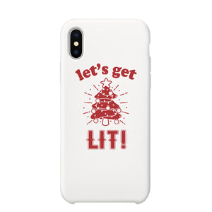 Get Lit Christmas Tree Phone Case