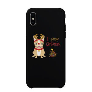 Frenchie Christmas Poop Phone Case