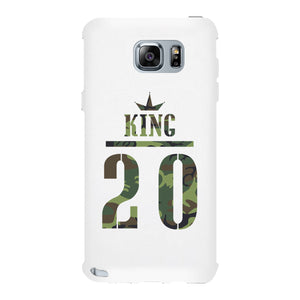 King Military Pattern Custom-Left White Phone Case