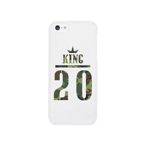 King Military Pattern Custom-Left White Phone Case