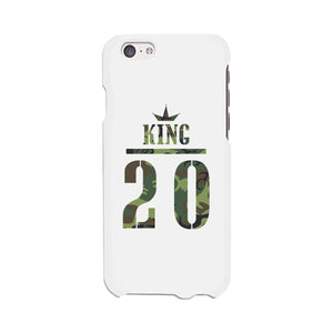 King Military Pattern Custom-Left White Phone Case