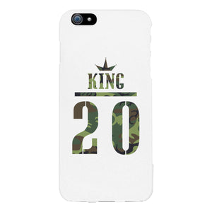 King Military Pattern Custom-Left White Phone Case