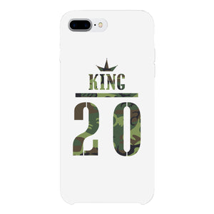 King Military Pattern Custom-Left White Phone Case