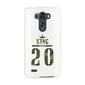 King Military Pattern Custom-Left White Phone Case