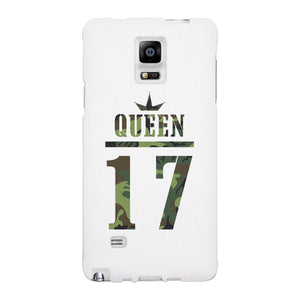 Queen Military Pattern Custom-Right White Phone Case