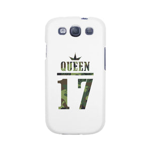 Queen Military Pattern Custom-Right White Phone Case