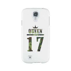 Queen Military Pattern Custom-Right White Phone Case