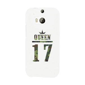 Queen Military Pattern Custom-Right White Phone Case