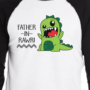 Father-In-Rawr Baseball Raglan Shirt Fathers Day Gifts For In Laws - 365INLOVE